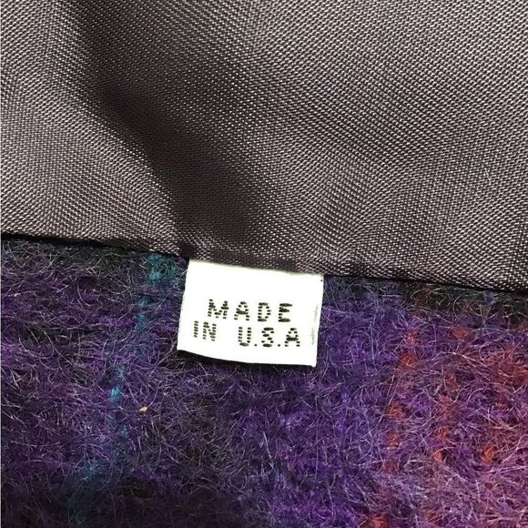 Paul Levy Wool Mohair Maxi Coat Vintage Dead Stock 80’s New Size 12 - Picture 14 of 15